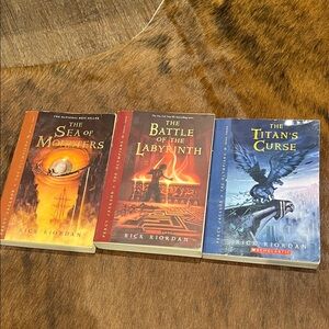 3 Percy Jackson books